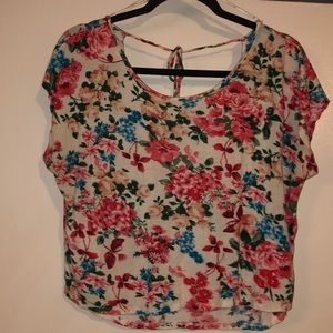 Forever 21 - Floral Crop Top - Small